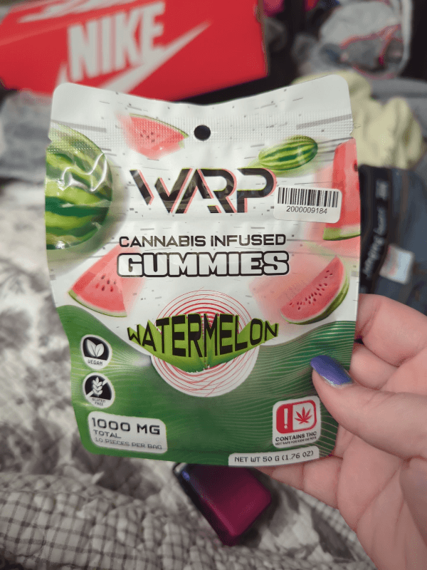 Warp Cannabis Infused Gummies - Watermelon