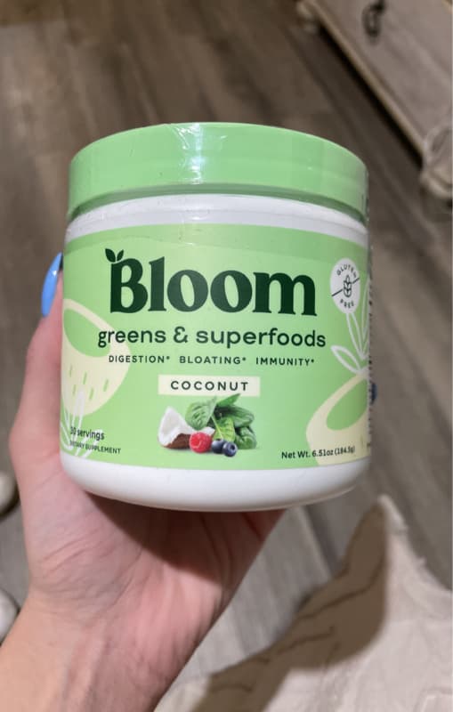 Bloom Nutrition Greens And Superfoods Coconut
