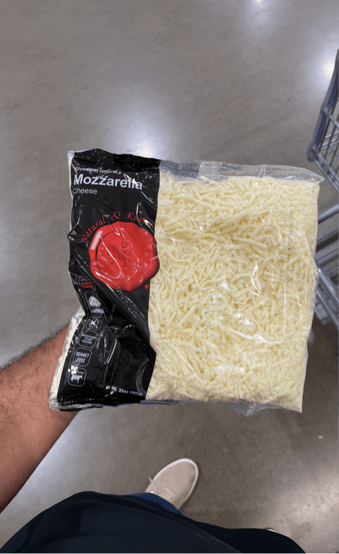 Natural & Kosher Shredded Natural Mozzarella Cheese
