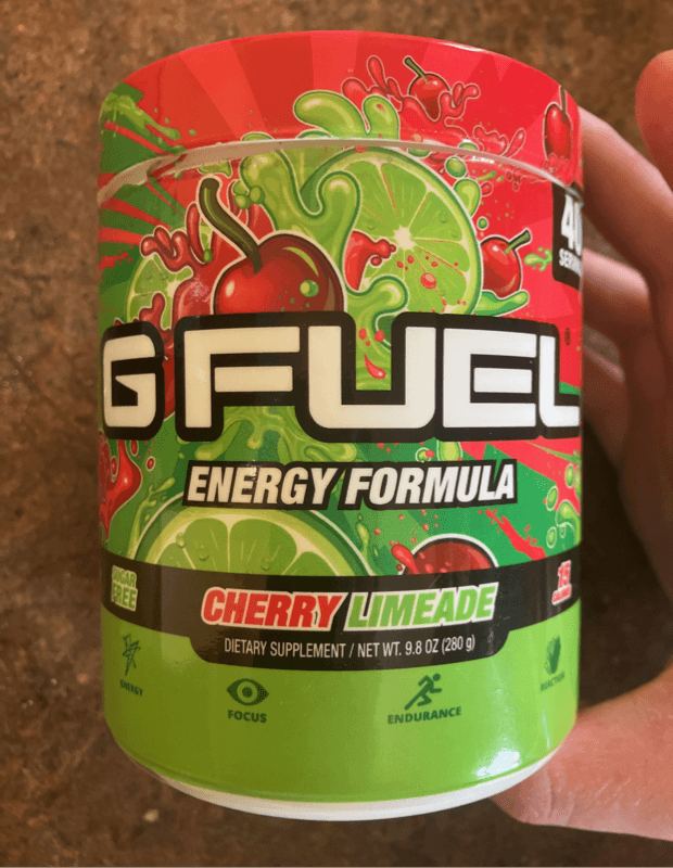 G Fuel Cherry Limeade Energy Powder