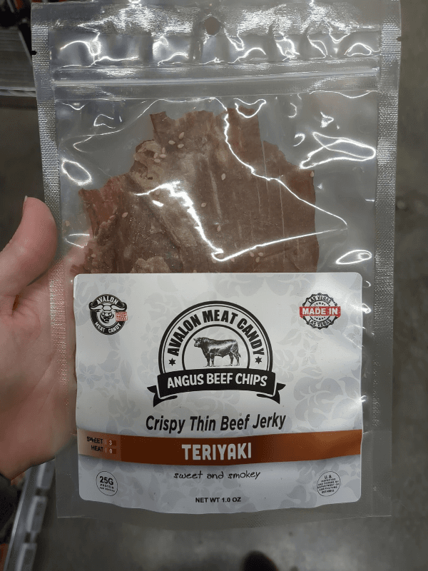 Avalon Meat Candy Crispy Thin Beef Jerky Teriyaki
