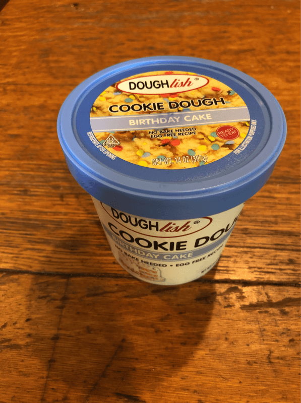 Doughlish Cookie Dough Birthday Cake
