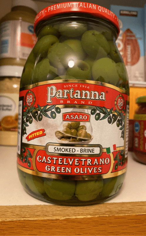 Partanna Smoked-Brine Castelvetrano Green Olives