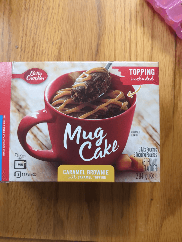 Betty Crocker Caramel Brownie Mug Cake Mix