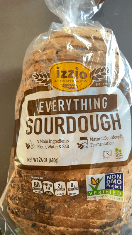 Izzio Artisan Bakery Everything Sourdough