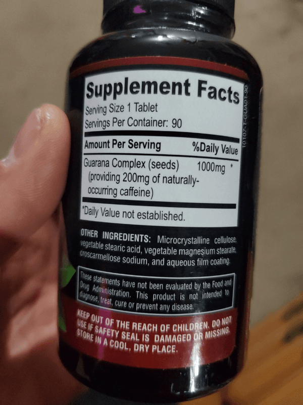 Puremax Labs Herbal Energy Guarana Complex