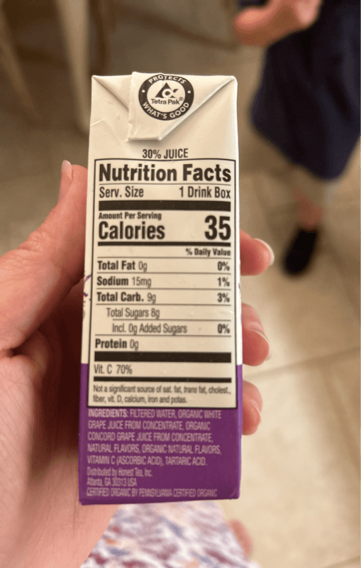 Honest Kids Organic Goodness Grapeness Juice Drink