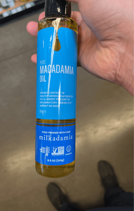 Milkadamia Pure Macadamia Oil