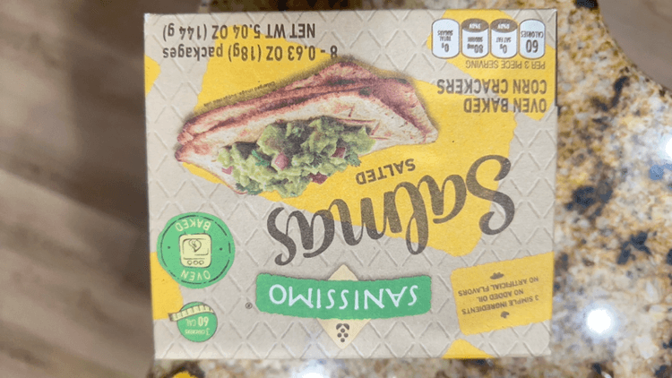 Sanissimo Salmas Salted Oven Baked Crackers