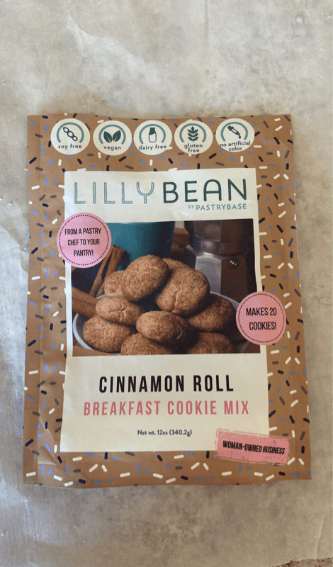 Lillybean Cinnamon Roll Breakfast Cookie Mix