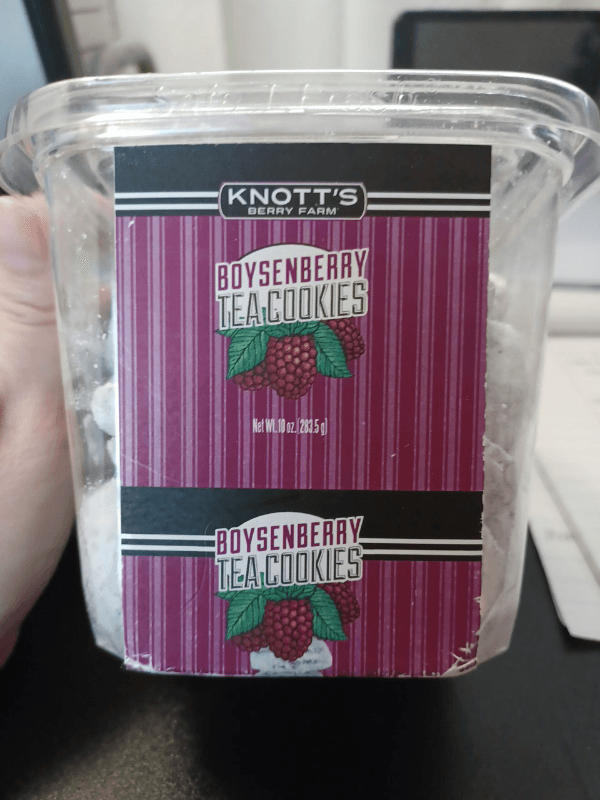 Knott'S Berry Farm Boysenberry Tea Cookies