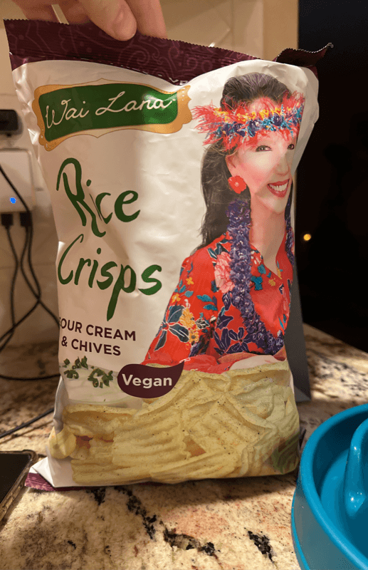 Wai Lana Rice Crisps Sour Cream & Chives