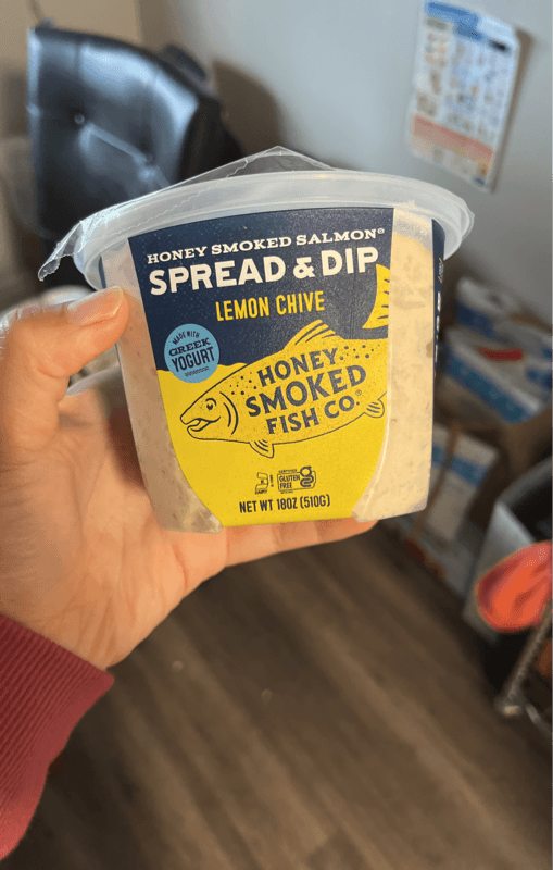 Honey Smoked Fish Co. Honey Smoked Salmon Spread & Dip Lemon Chive