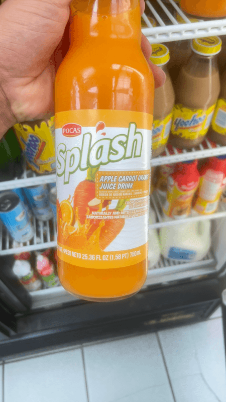 Pocas Splash Apple Carrot Orange Juice Drink