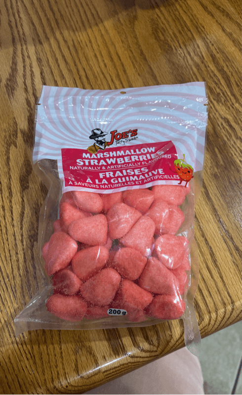 Joe'S Tasty Travels Marshmallow Strawberries Naturally & Artificially Flavoured