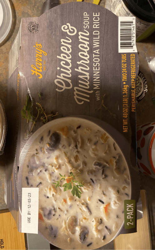 Harry'S Chicken & Mushroom Soup With Minnesota Wild Rice