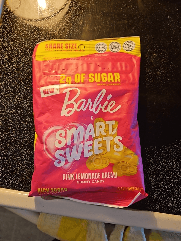 Barbie X Smart Sweets Pink Lemonade Dream Gummy Candy