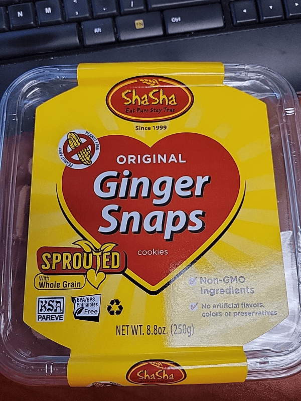 Shasha Original Ginger Snaps Cookies