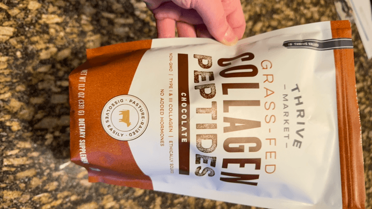 Thrive Market Grass-Fed Collagen Peptides Chocolate