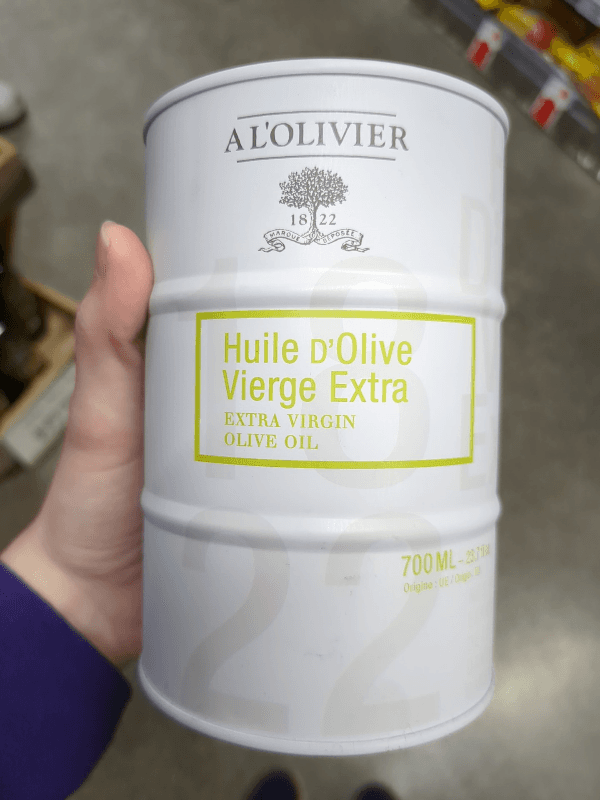 A L'Olivier Huile D'Olive Vierge Extra Extra Virgin Olive Oil