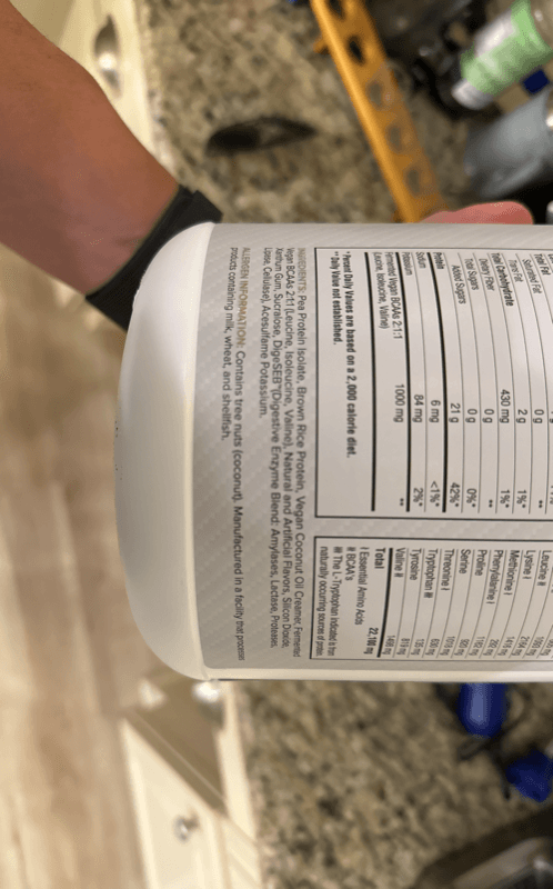 Core Nutritionals Pr Series Vanilla Creme Vegan Plant-Based Protein