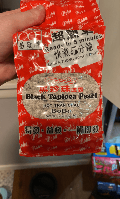 E-Fa Brand Bubble Tea Black Tapioca Pearl