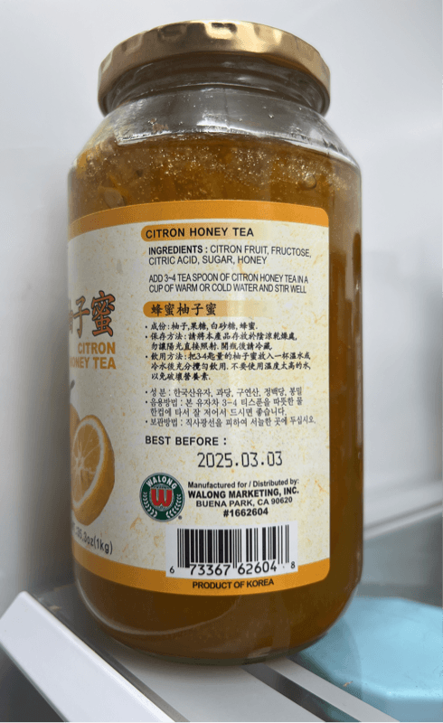 Hanasia Citron Honey Tea