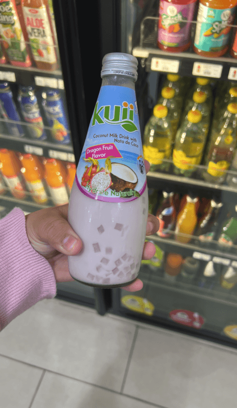 Kuii Dragon Fruit Flavor Coconut Milk Drink With Nata De Coco