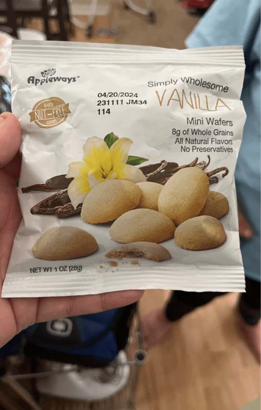 Appleways Simply Wholesome Vanilla Mini Wafers