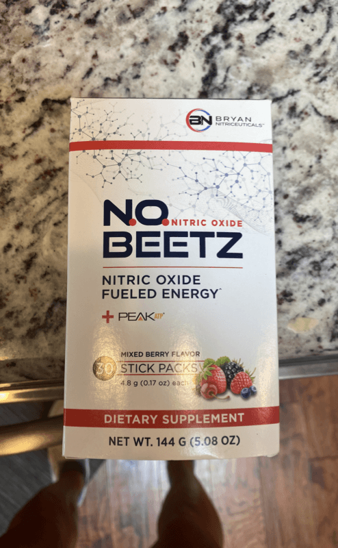 Bryan Nutriceuticals Nitric Oxide Fueled Energy +Peak Atp Mixed Berry Flavor Stick Packs Dietary Supplement