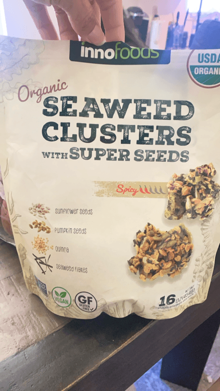 Innofoods Organic Seaweed Clusters With Super Seeds Spicy