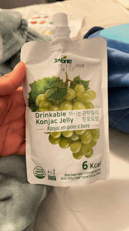 Jayone Drinkable Konjac Jelly Green Grape Flavor