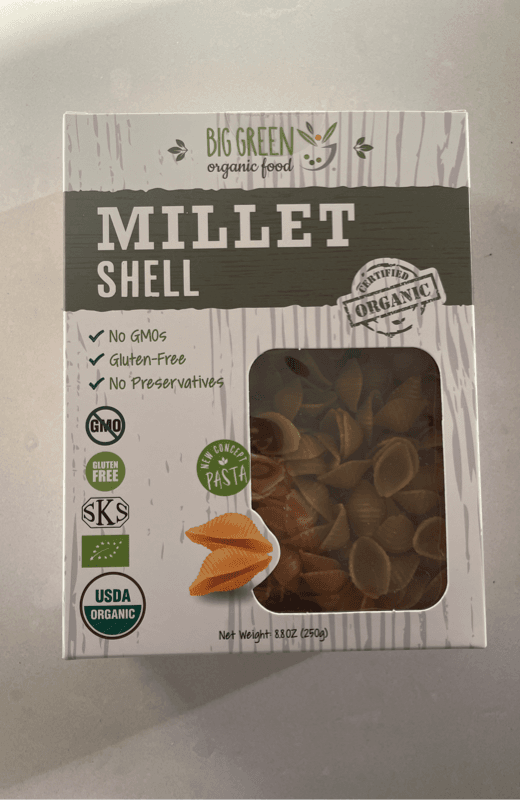 Big Green Organic Food Organic Millet Shell