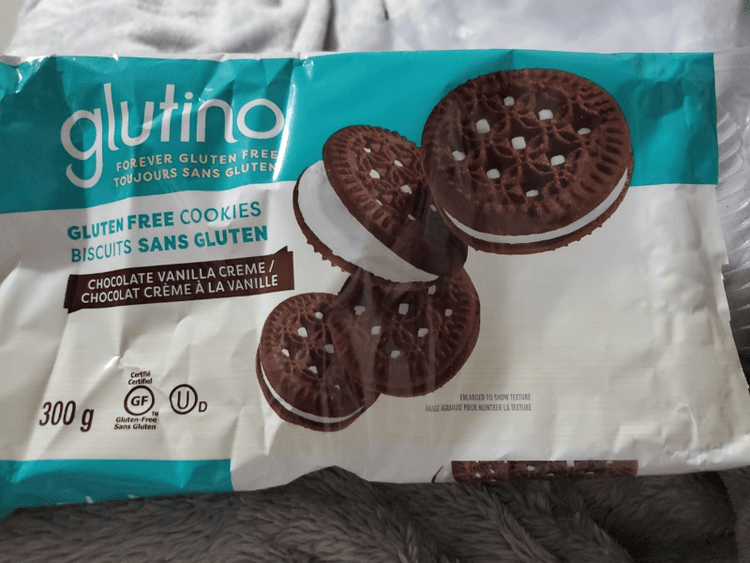 Glutino Gluten Free Cookies Chocolate Vanilla Creme