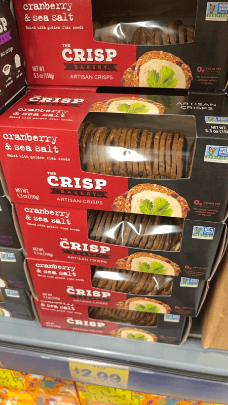 The Crisp Bakery Cranberry & Sea Salt Artisan Crisps