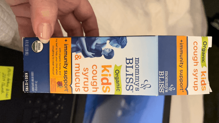 Mommy'S Bliss Organic Kids Cough Syrup & Mucus + Immunity Support