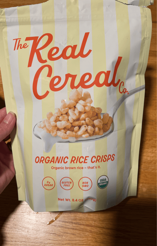 The Real Cereal Organic Rice Crisps
