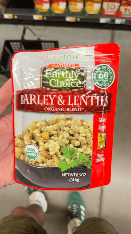 Nature'S Earthly Choice Barley & Lentils Organic Blend