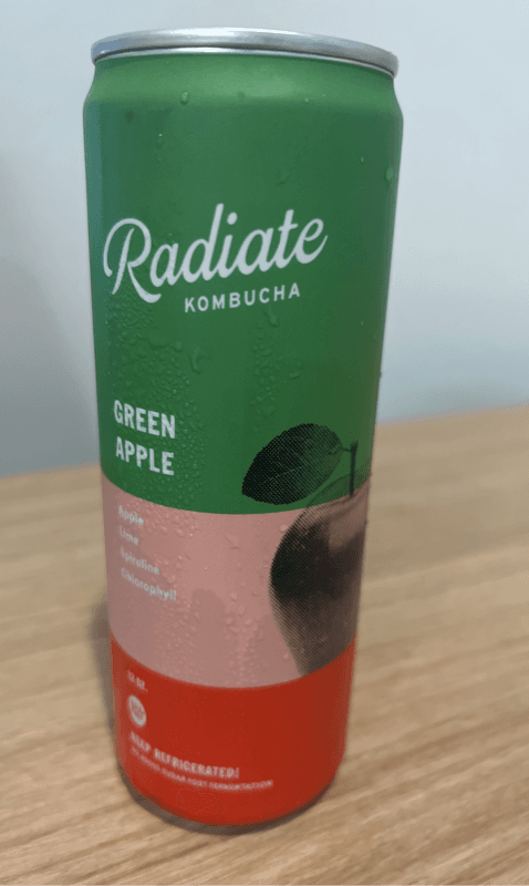 Radiate Kombucha Green Apple