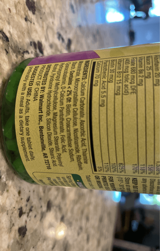 Spring Valley Super Vitamin B-Complex Metabolism Support