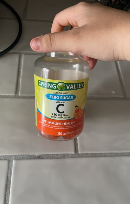 Spring Valley Zero Sugar Vitamin C Gummies Dietary Supplement