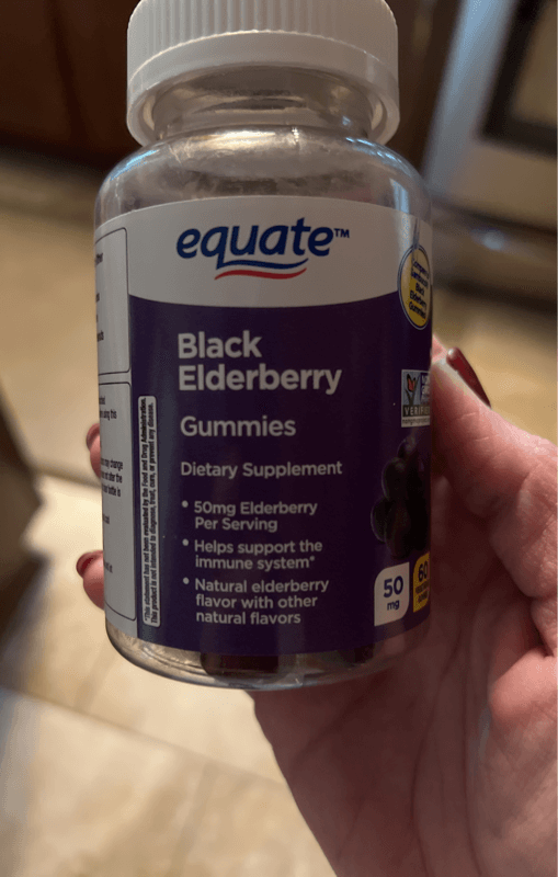 Equate Black Elderberry Gummies