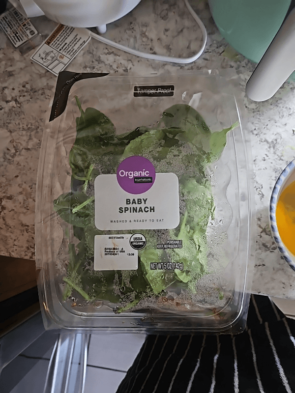 Marketside Organic Baby Spinach