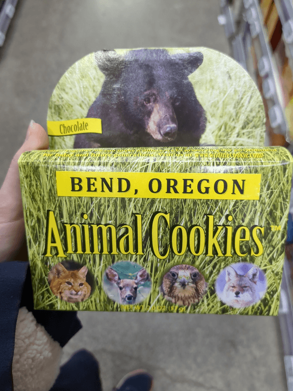 Bend, Oregon Animal Chocolate Cookies