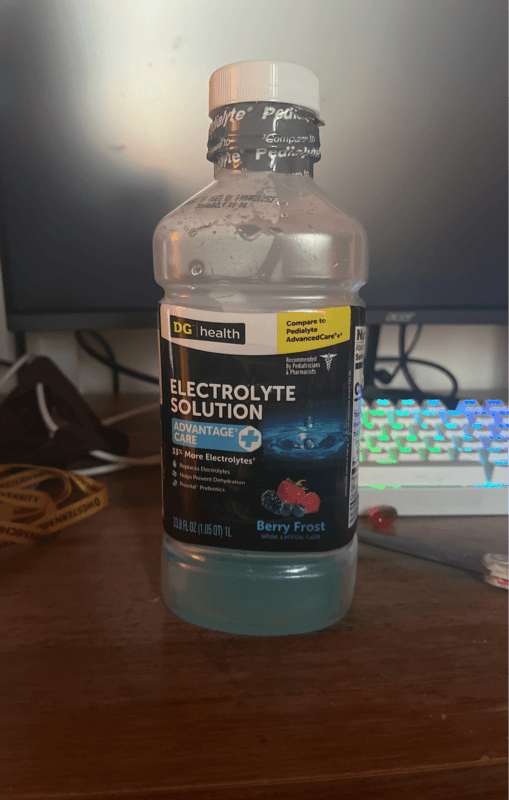 Dg Health Electrolyte Solution Advantage Care Berry Frost