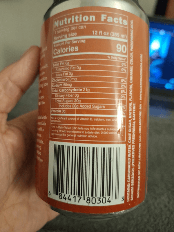 Demi Doux Low Sugar Soda