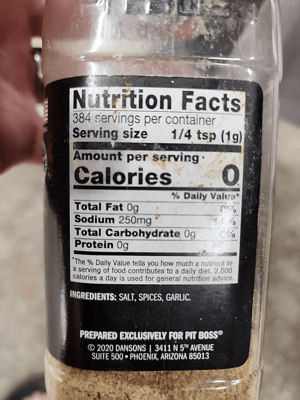 Pitboss All Purpose Gsp Rub Garlic, Salt, Pepper