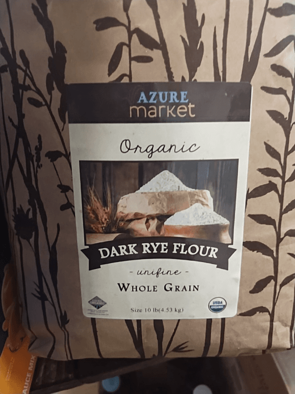 Azure Market Organic Unifine Whole Grain Dark Rye Flour