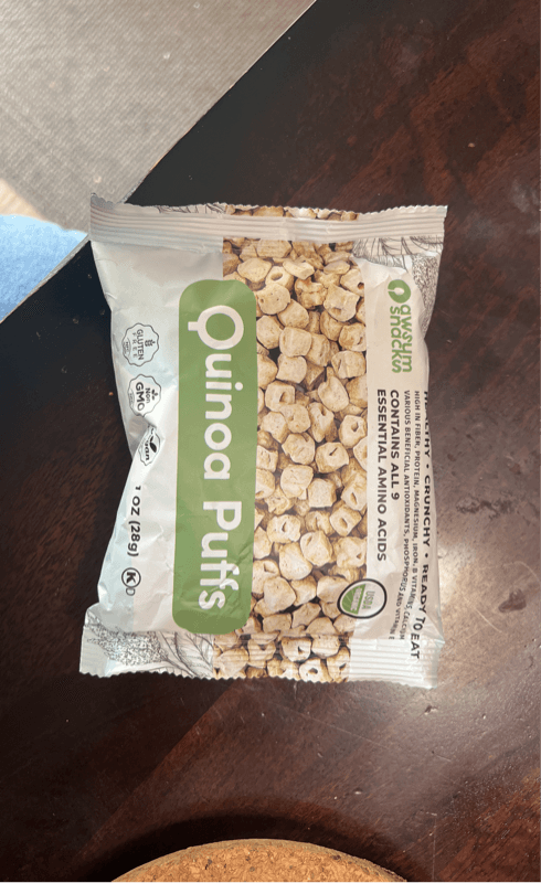 Awsum Snacks Crunchy Quinoa Puffs