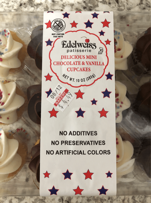 Edelweiss Patisserie Delicious Mini Chocolate & Vanilla Cupcakes